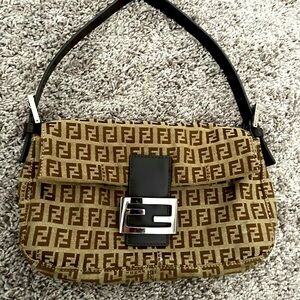 Fendi Baguette Bag Zucca Canvas